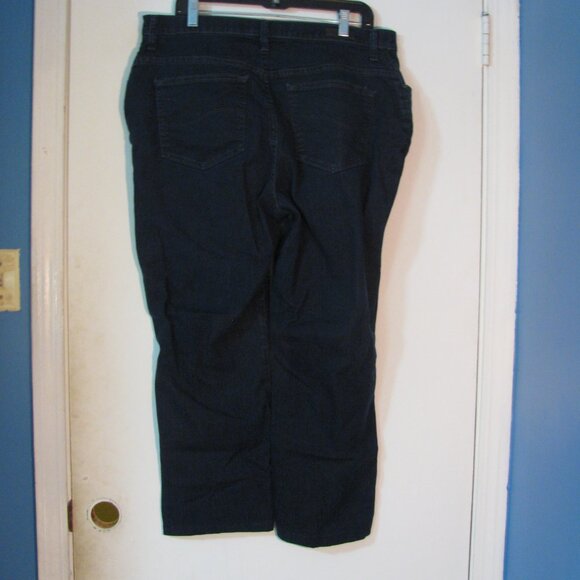Lee Platinum Label Jeans Plus Size 16W Denim Blue Jean Relaxed Like New Short - Picture 5 of 7